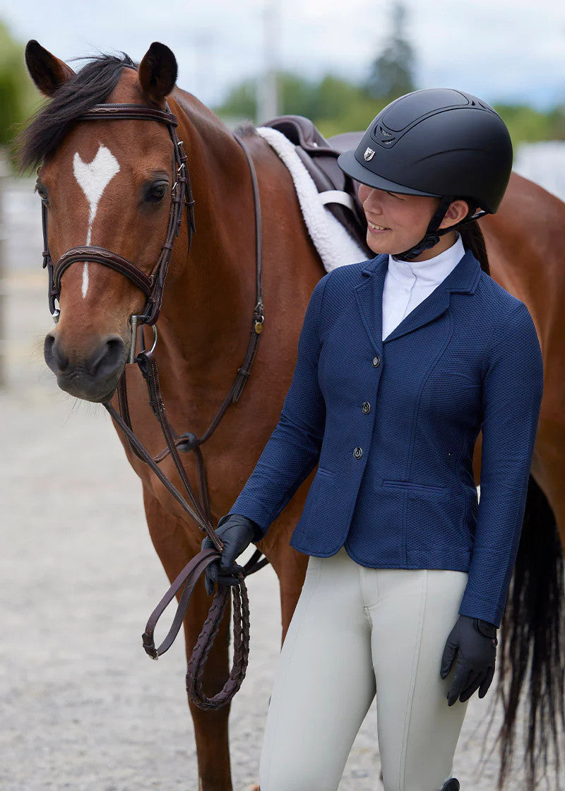 Kerrits Kids Encore Long Sleeve Show Shirt - supporting