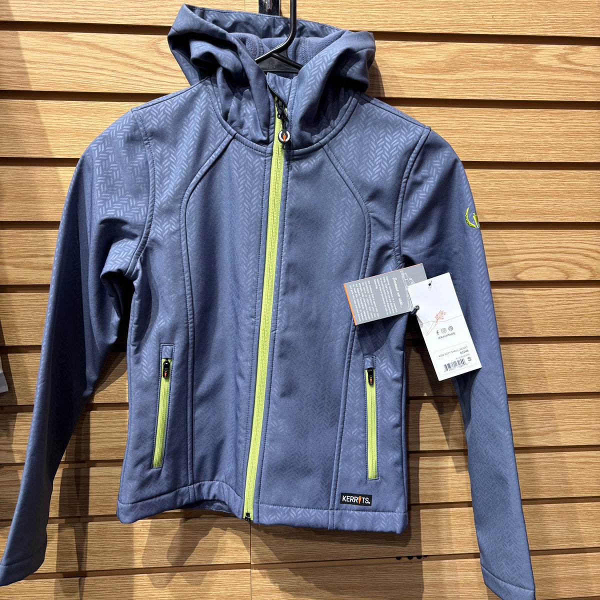 Used Youth Small Blueshadow Kerrits Softshell Jacket