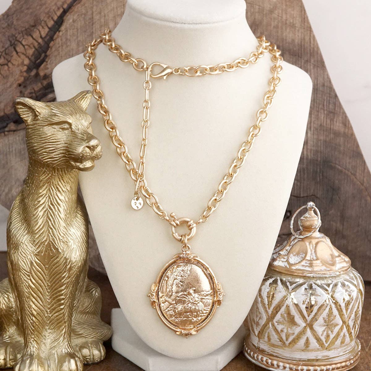 Long Horse Pendant Necklace – Equestrian Keepsake