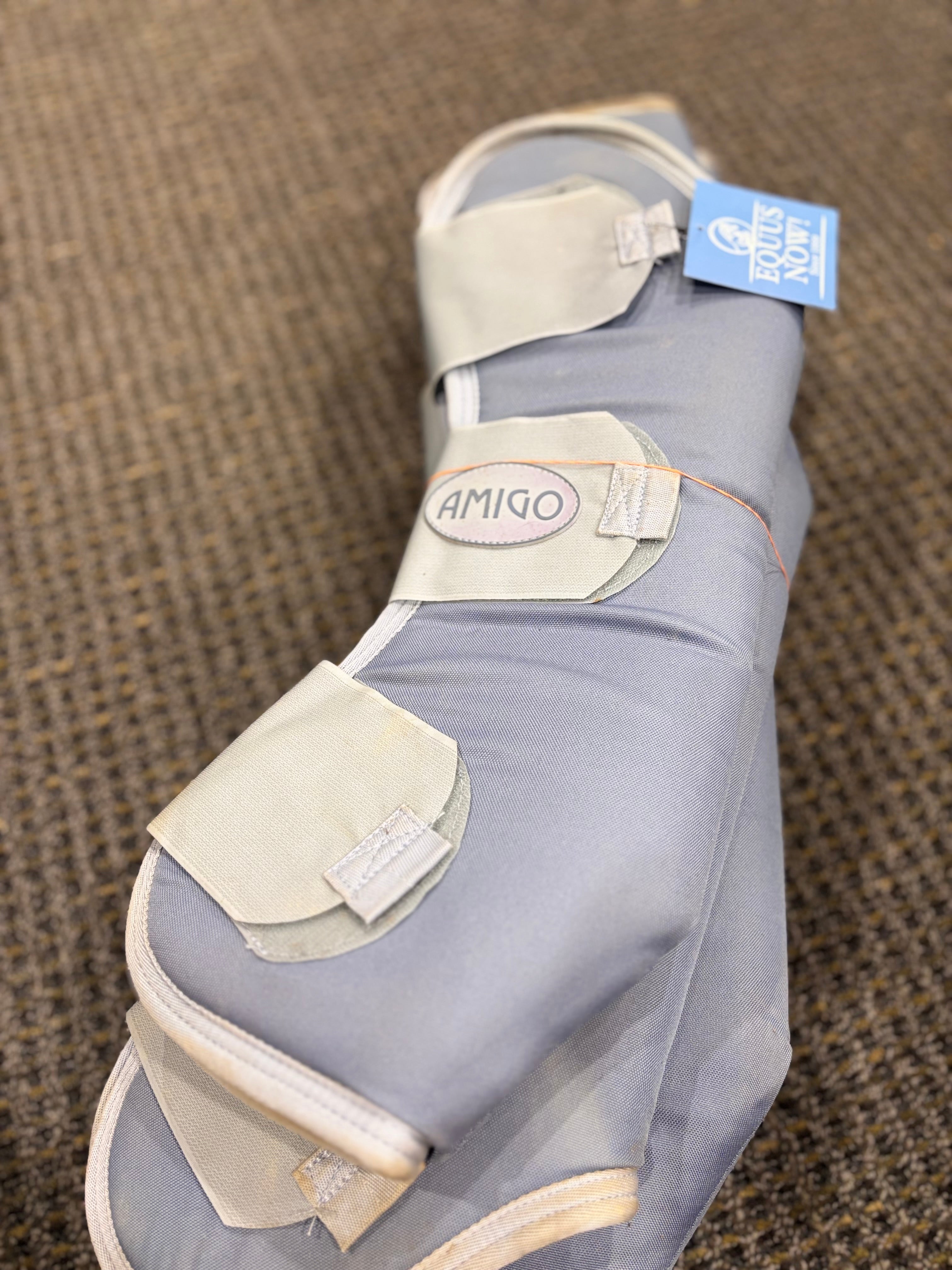 Used Full Baby Blue Amigo Shipping Boots
