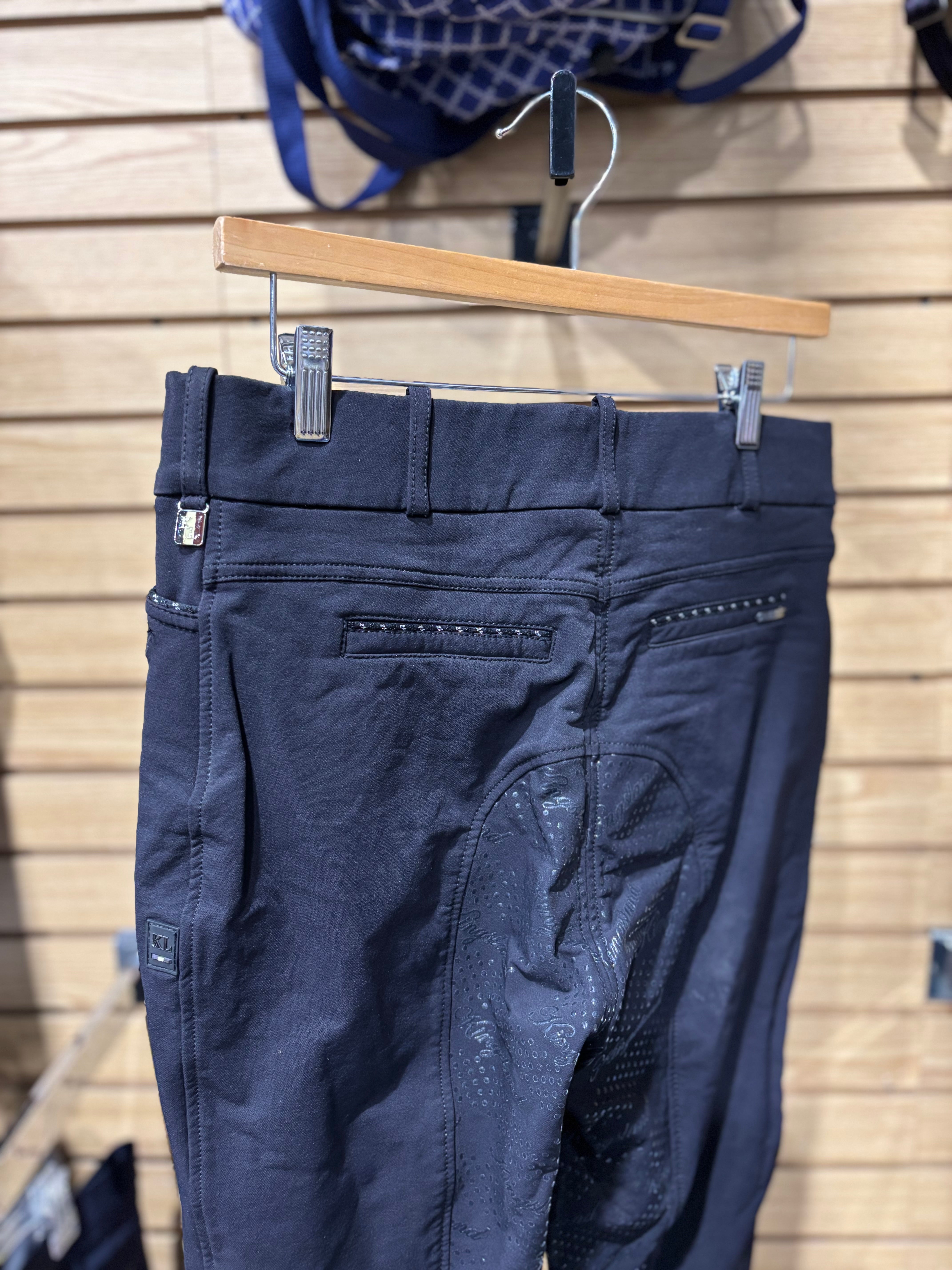 Used Kingsland 32 Black Full Seat Breeches
