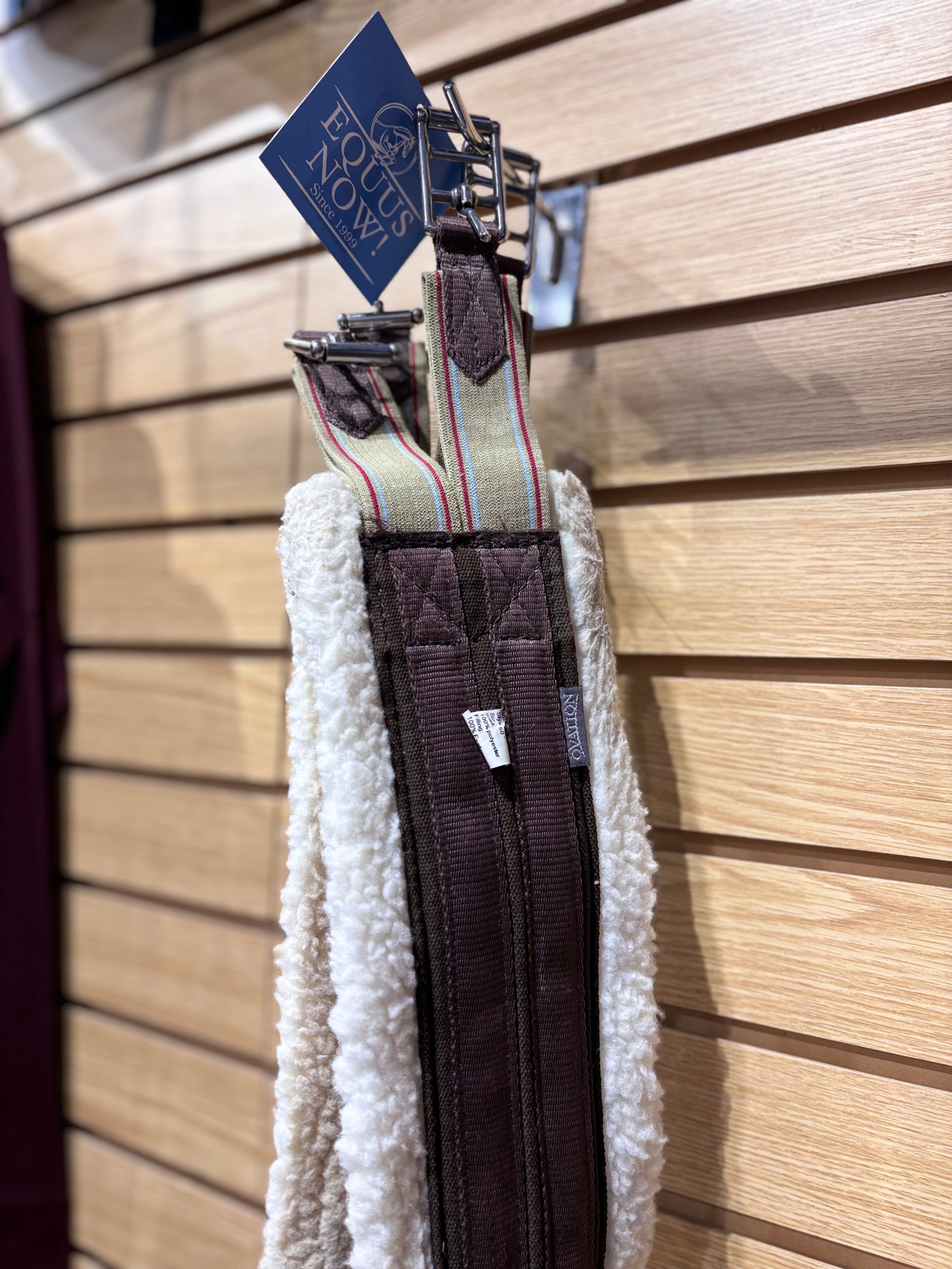 Used 50" Brown Ovation Fleece Girth