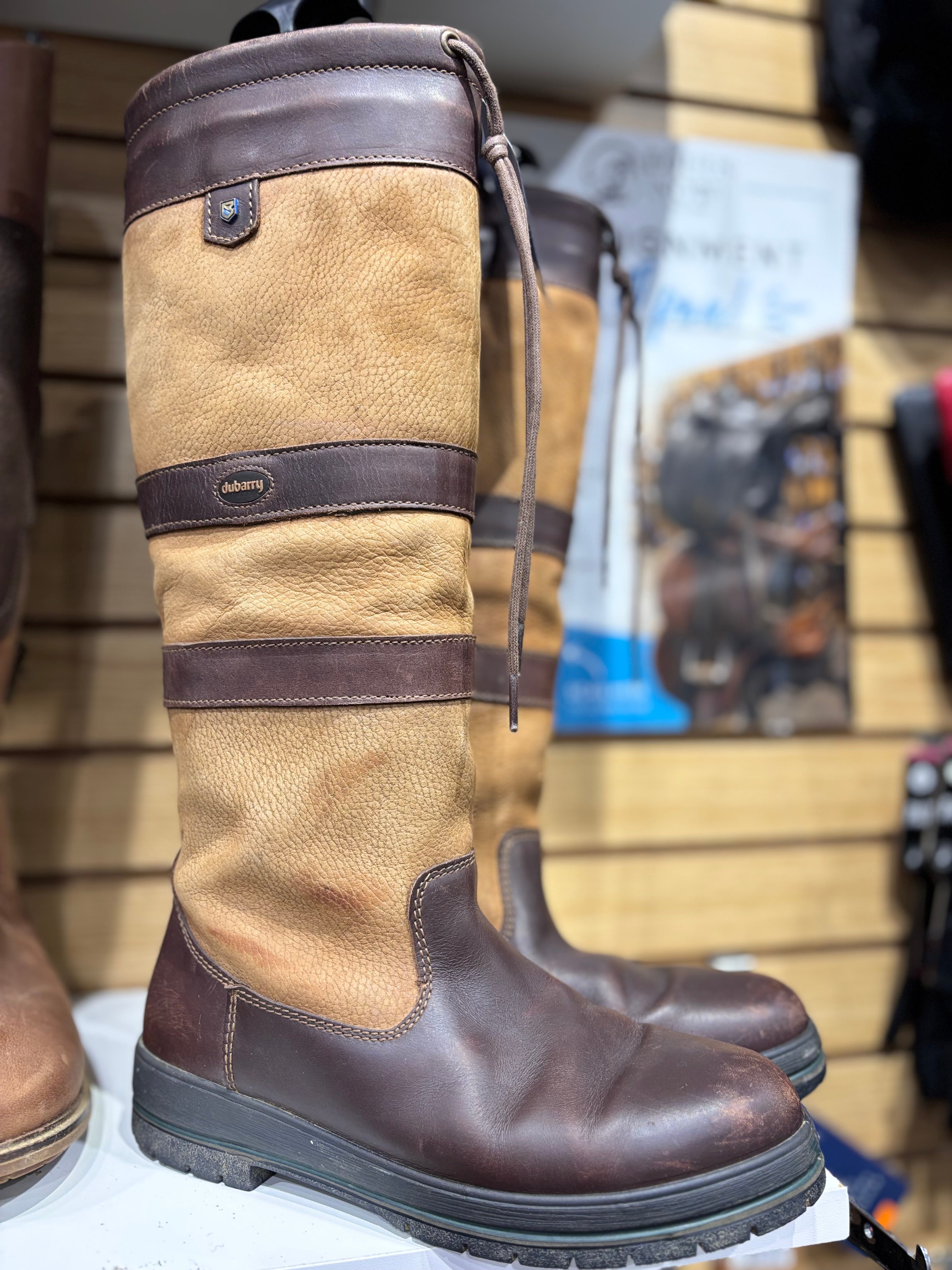 Used 40 Dubarry of Ireland Brown Country Boots