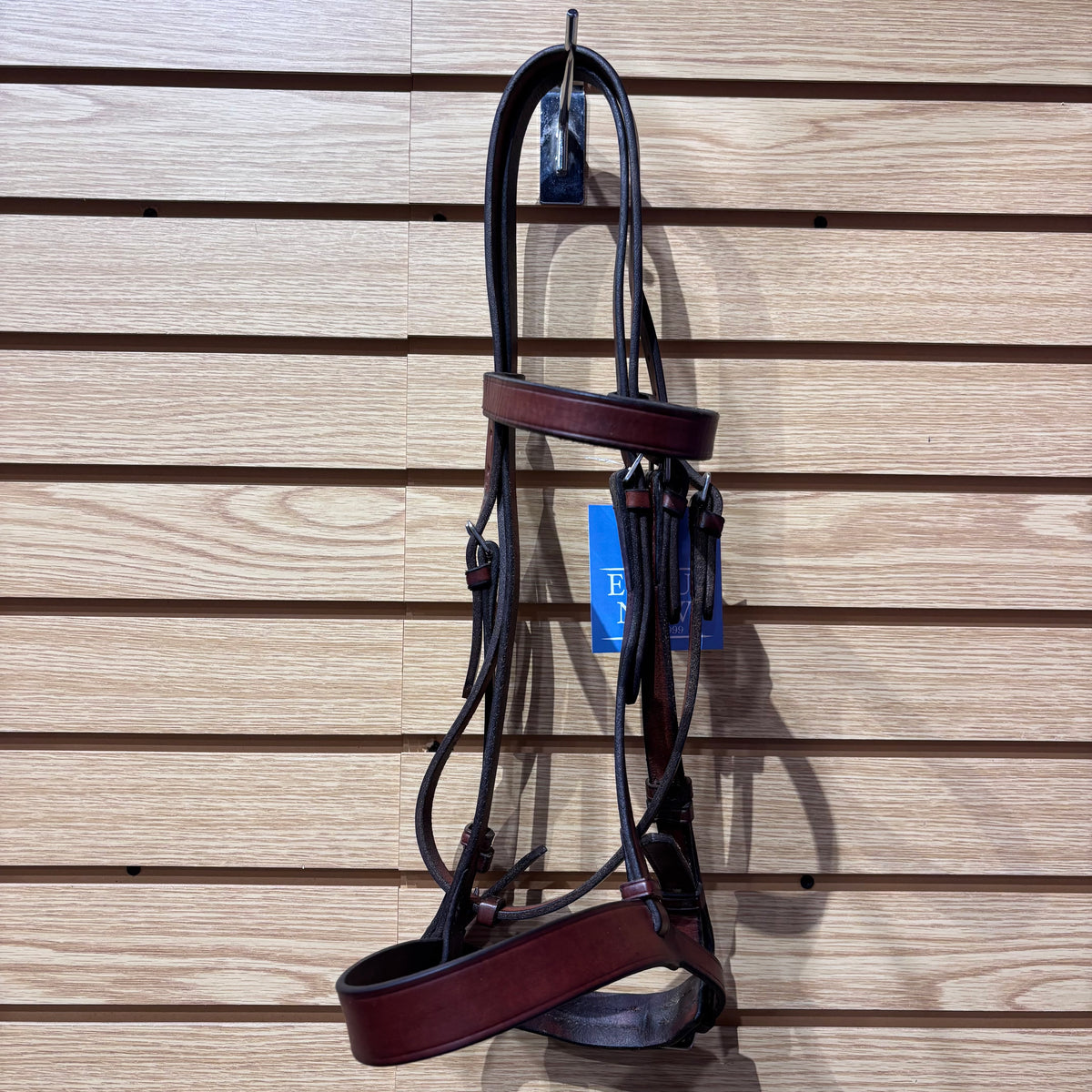 Used Oversize Brown Tory Flat Hunt Bridle