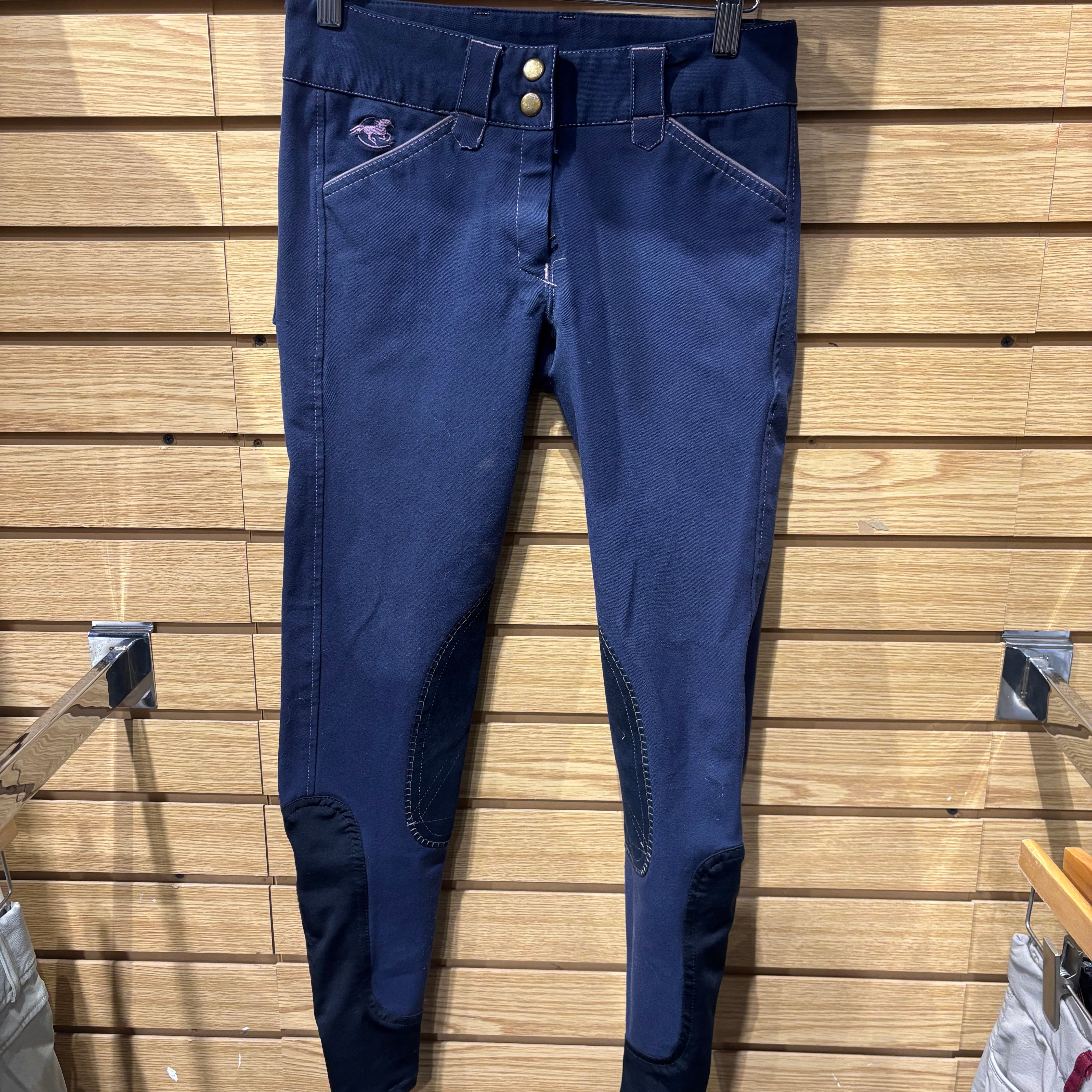 Used 22R Navy/Purple Smartpak Breeches