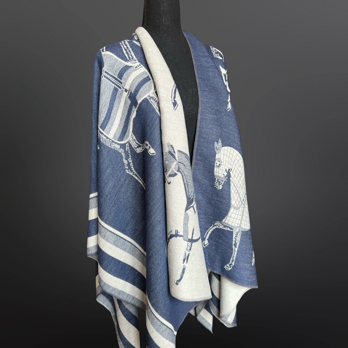 Westrian International - Equestrian Horse Blanket Shawl Wrap Scarf