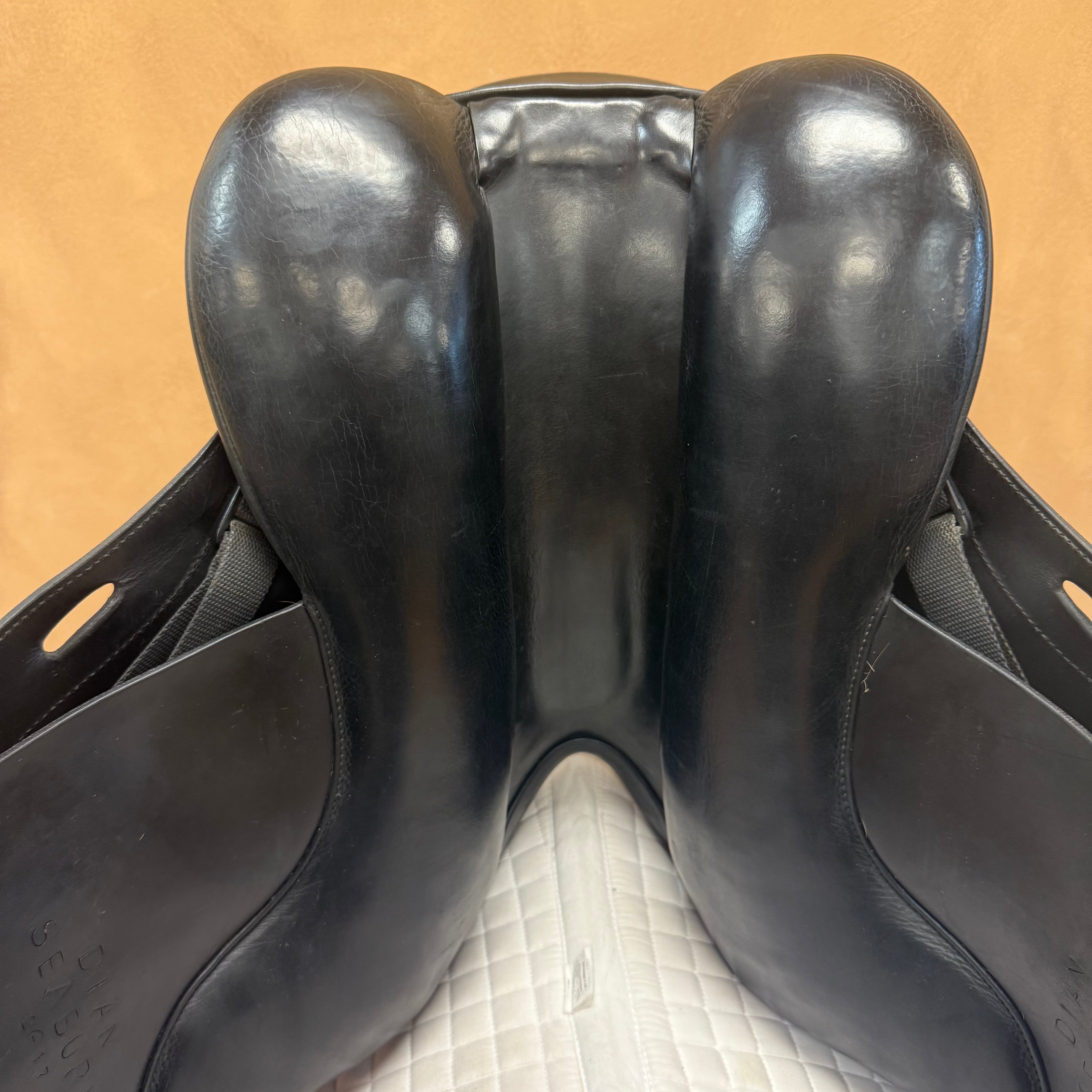 Used Schleese Custom Dressage Saddle 17" Medium Wide