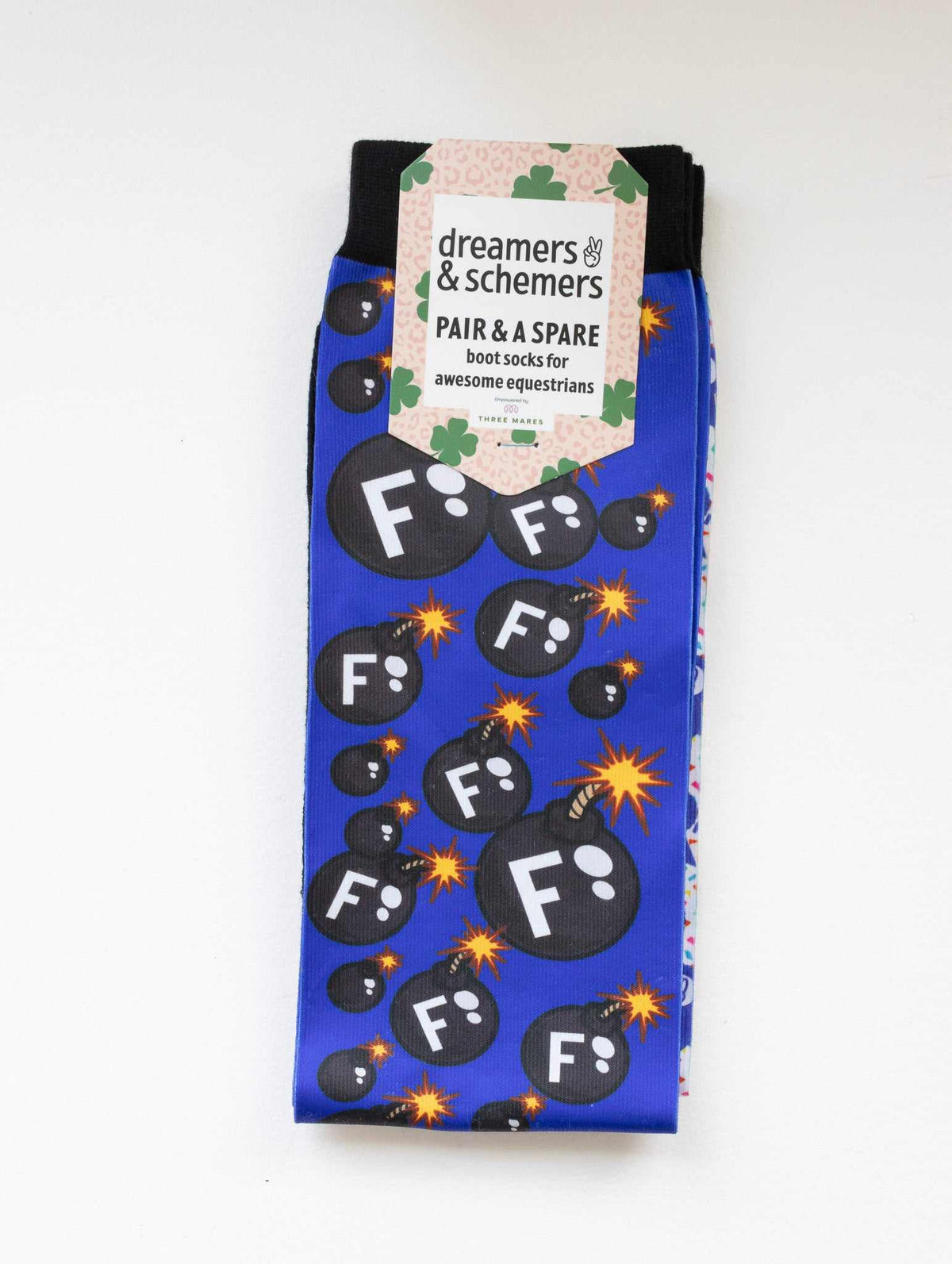 Dreamers & Schemers Pair & A Spare Socks - F Bomb