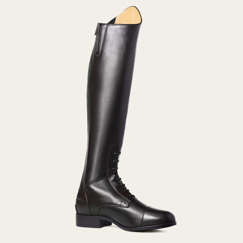 Ariat Heritage Contour II Field Boot in Black Full Grain Leather Inside View
