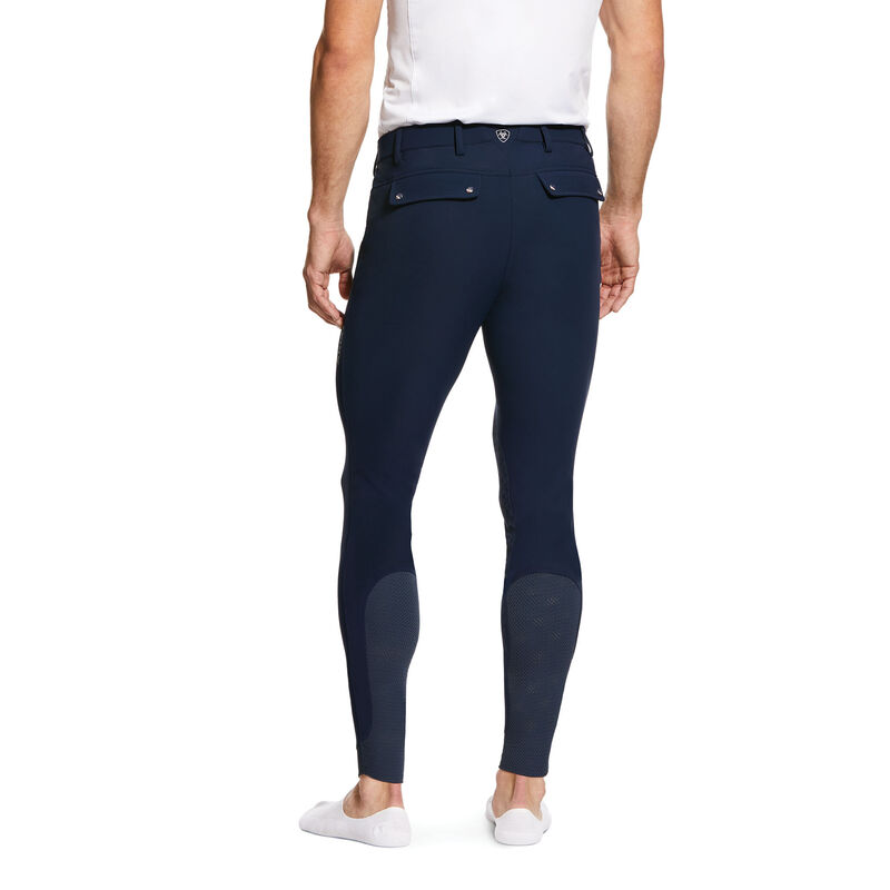 Ariat Mens Tri Factor Grip Knee Patch Breech - Navy