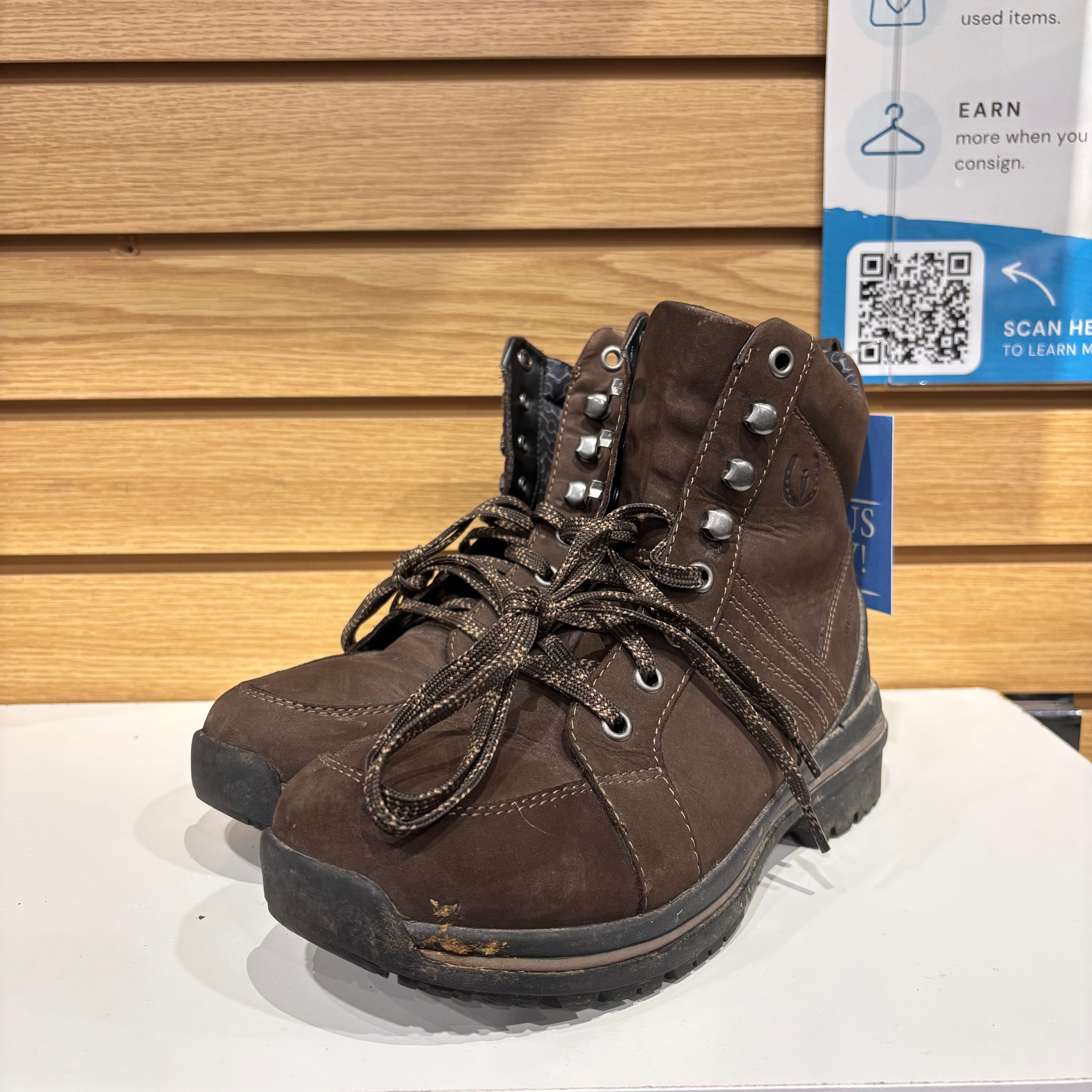 Used 7.5 Kerrits Trailblazer Grey Lace Up Boots