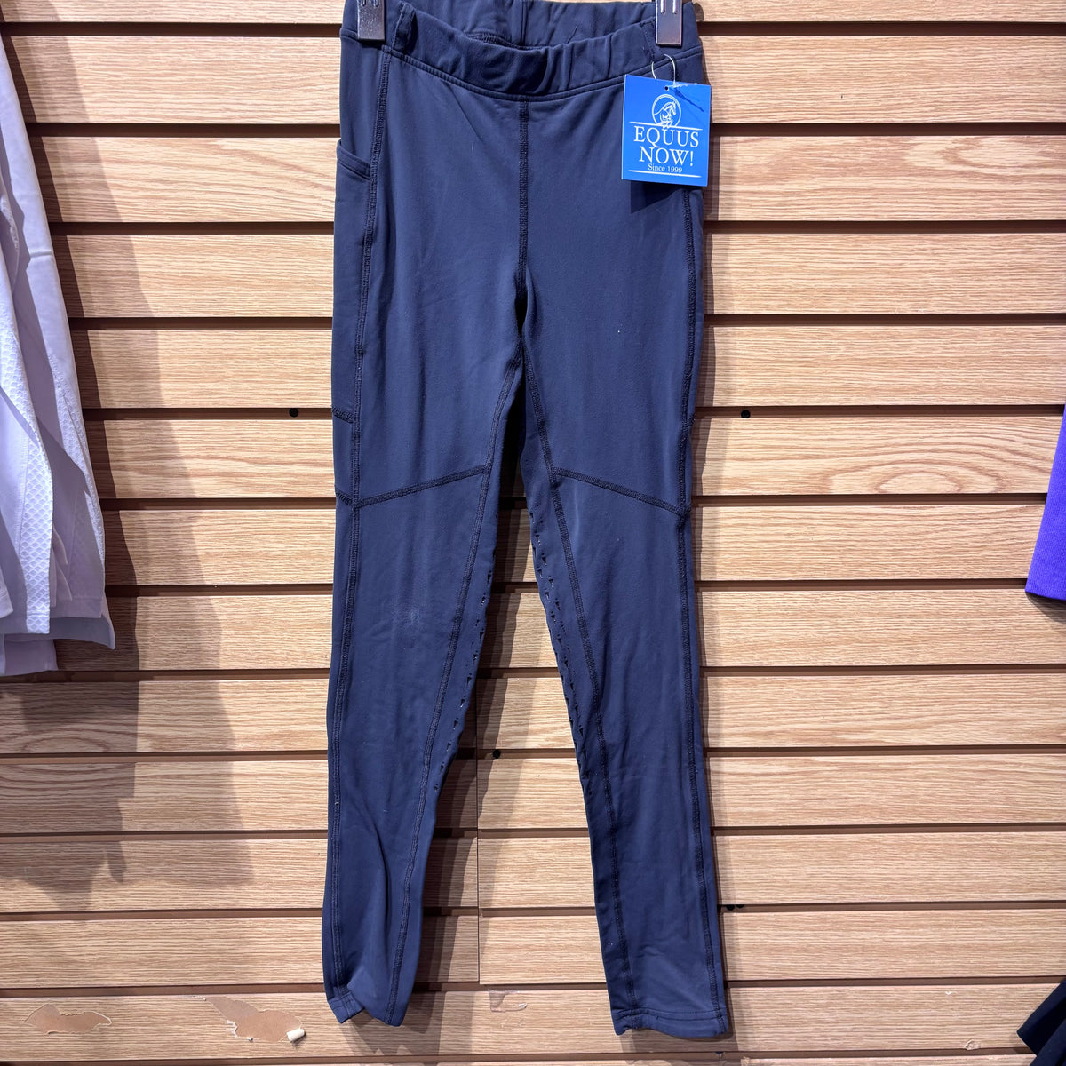 Used Kerrits Kids XL Riding Tights Grey