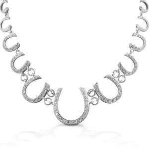 Kelly Herd Multi Horseshoe Necklace