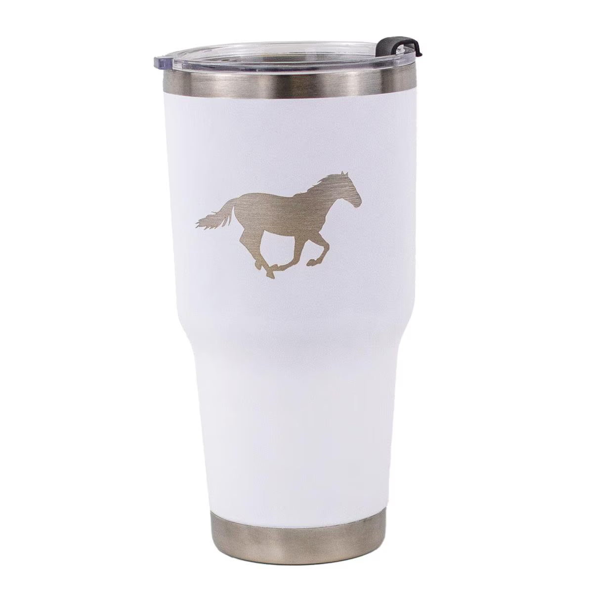 Horse Etched Tumbler