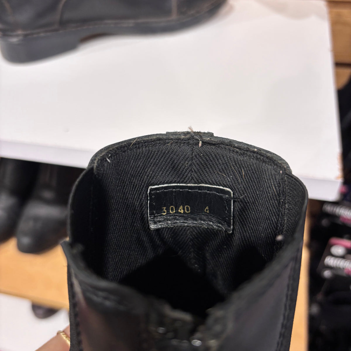 Used 4 Black Tuffrider Paddock Boots