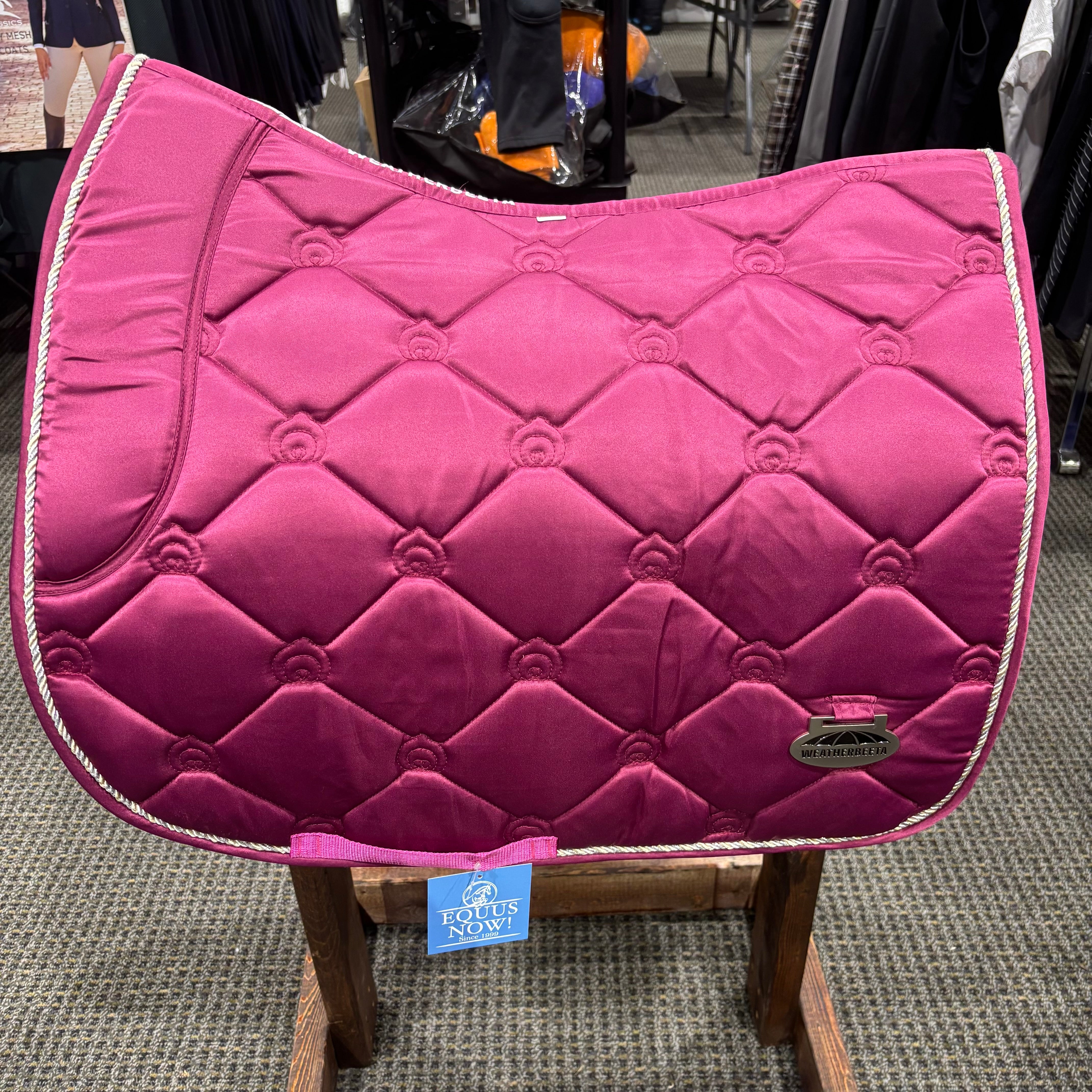 Used Weatherbeeta Plum Dressage Saddle Pad