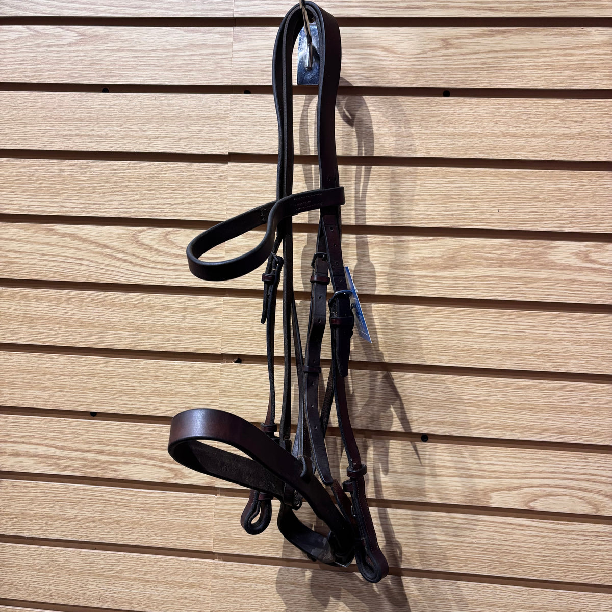 Used Oversize Brown Flat Hunt Bridle
