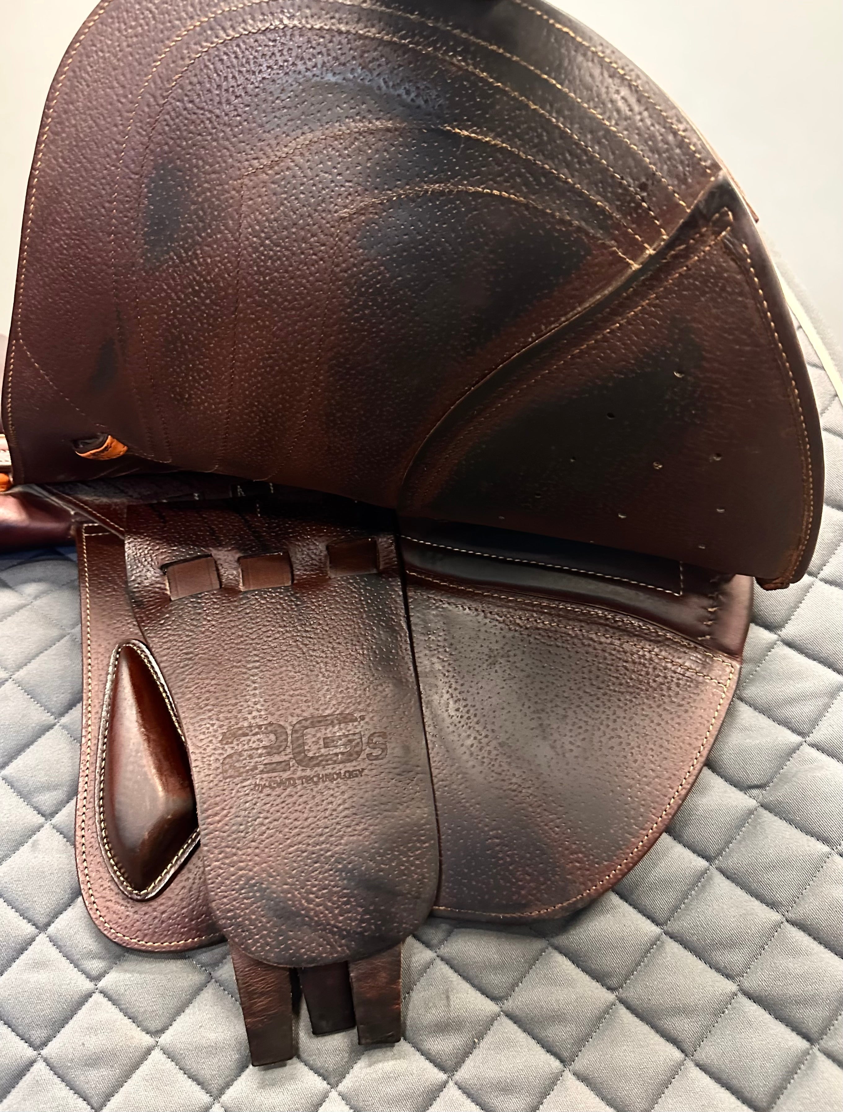 Used CWD Mademoiselle Jump Saddle 17" Medium Gullet