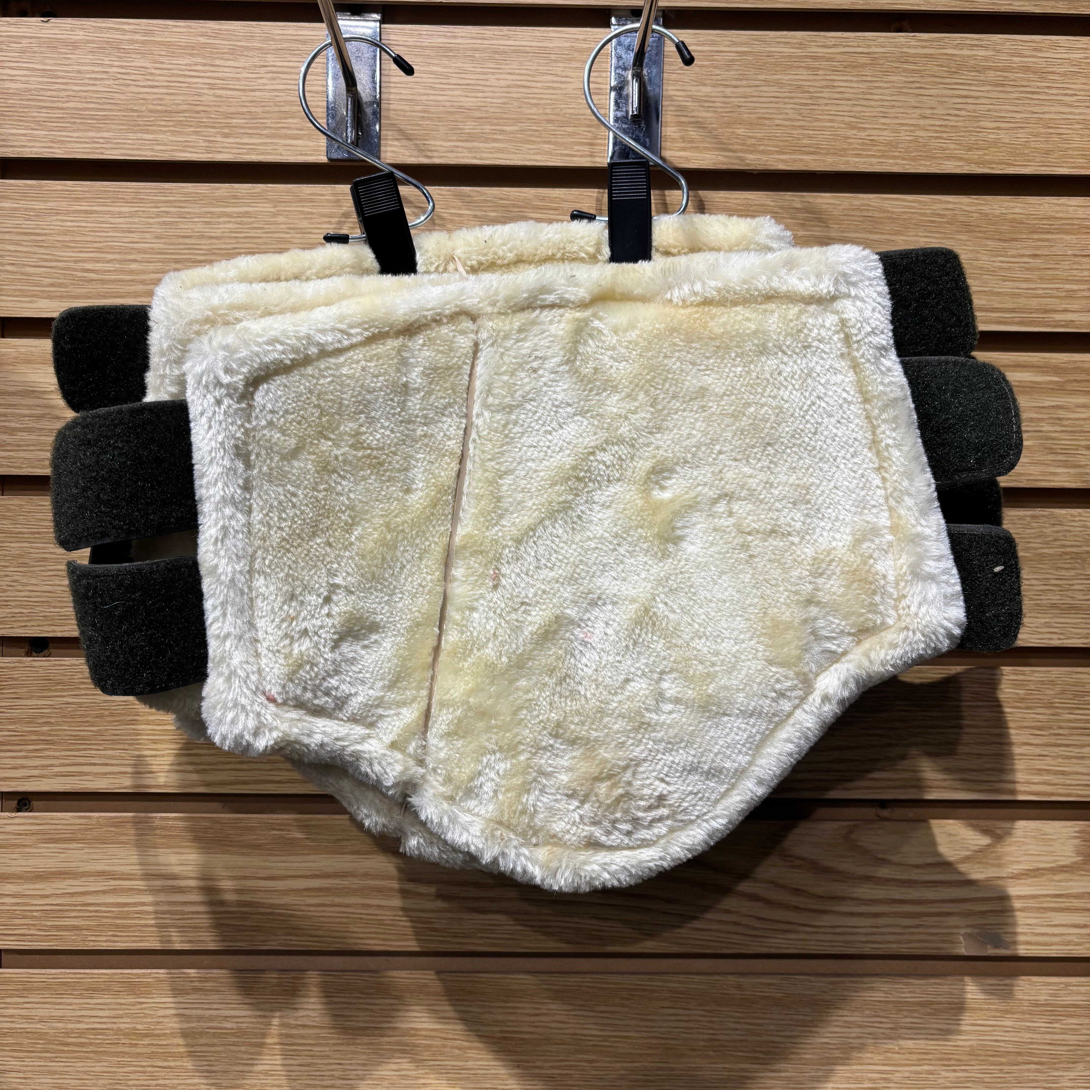 Used PS of Sweden Cob Green Fleece Brushing Boots (4)