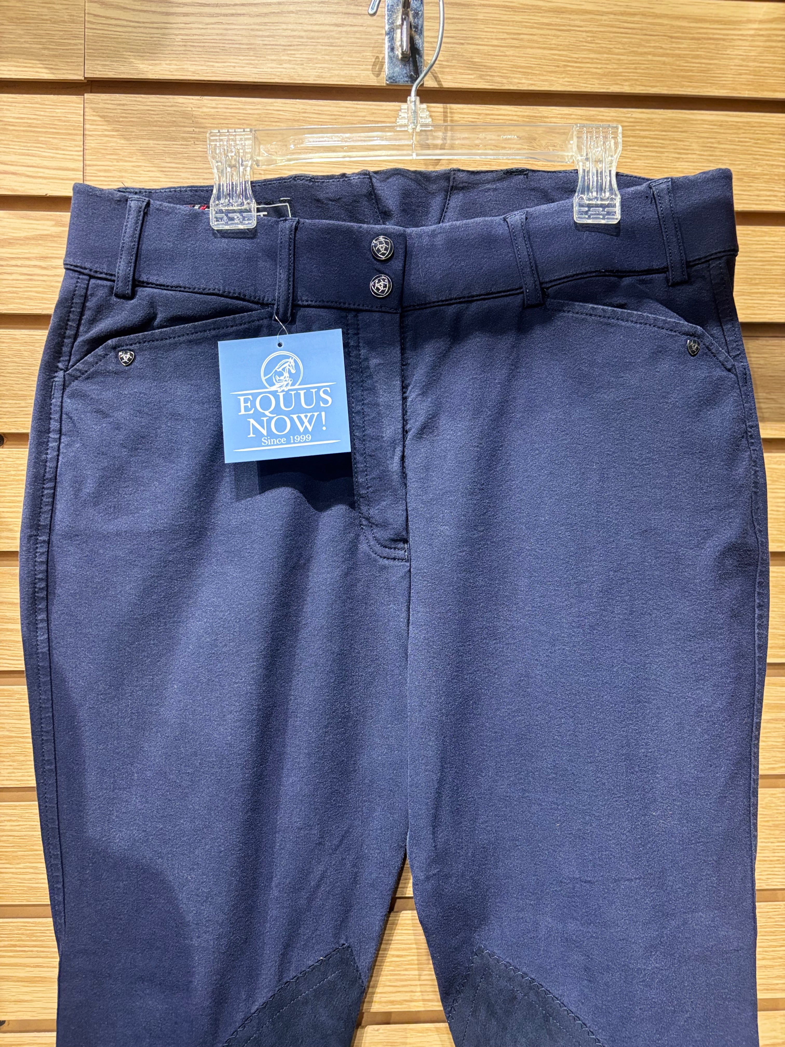 Used 32R Ariat Heritage Navy Breeches