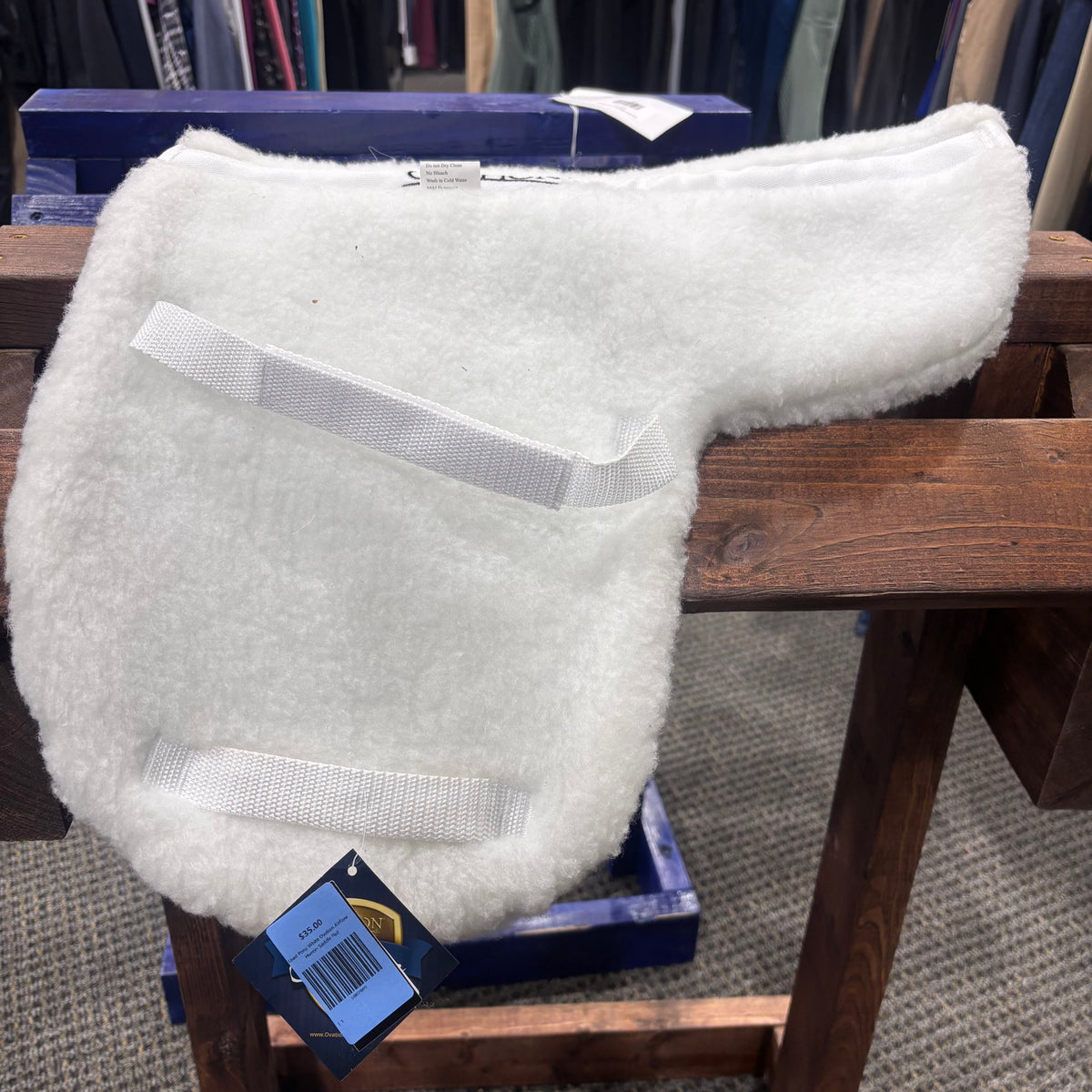 Used Pony White Ovation Airflow Hunter Saddle Pad