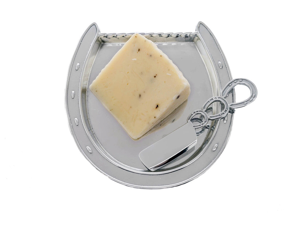 Arthur Court Horseshoe Plate with Server - sku to order - 117273