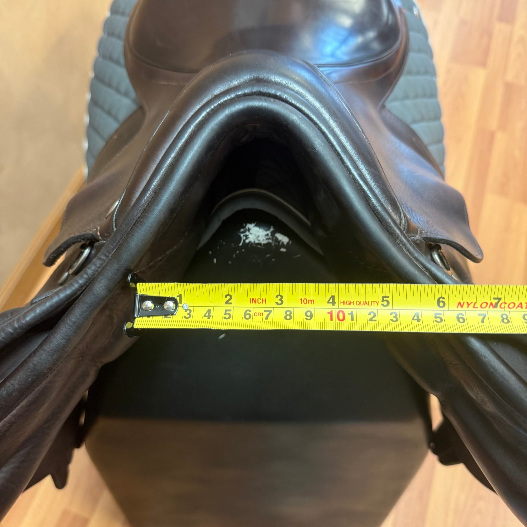 Used M Toulouse Jennine Jump Saddle 17" Adjustable Tree