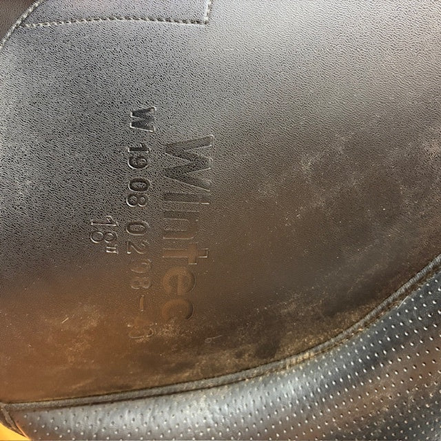 Used Wintec Pro Endurance Saddle 18" Wide Tree
