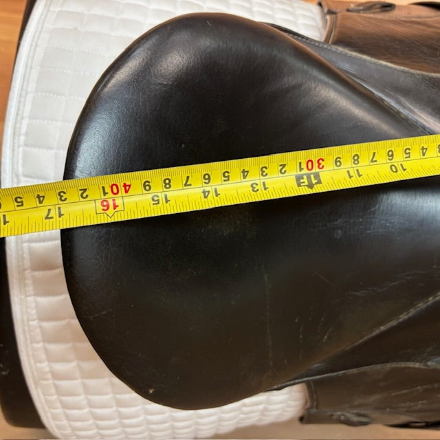 Used Collegiate Monarch Dressage Saddle 17" Medium Tree