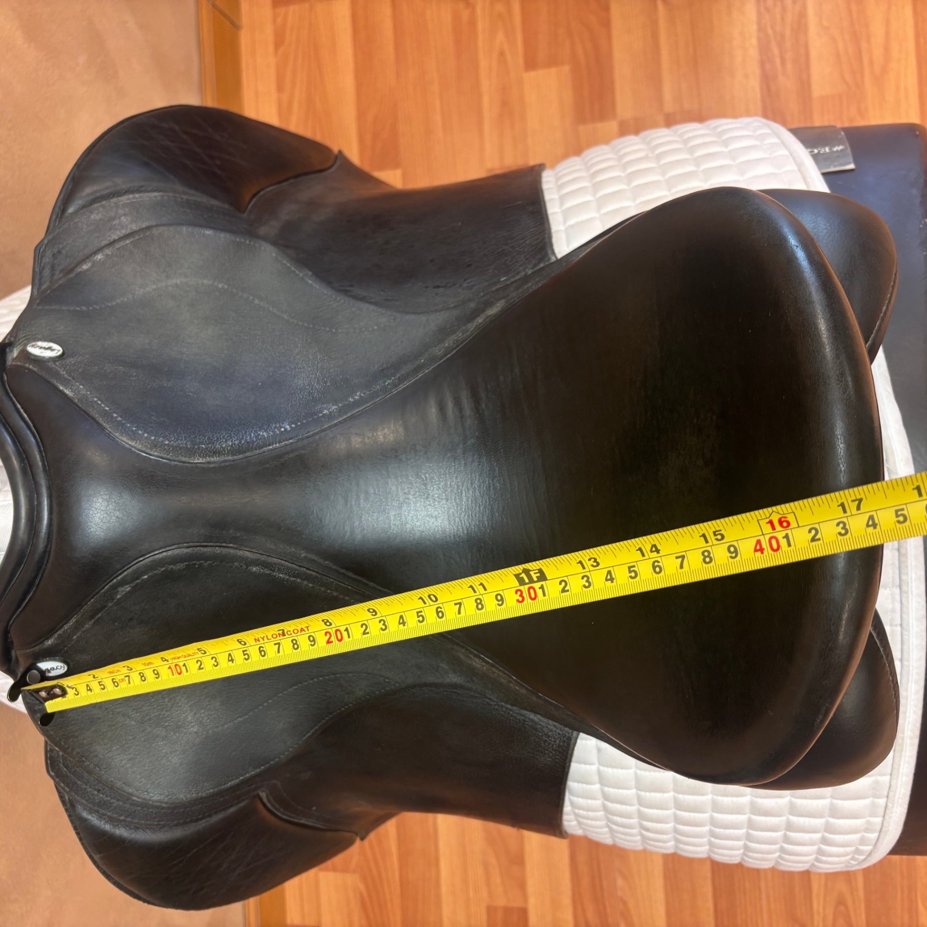 Used Legacy Dressage Saddle 17.5" Wide Tree