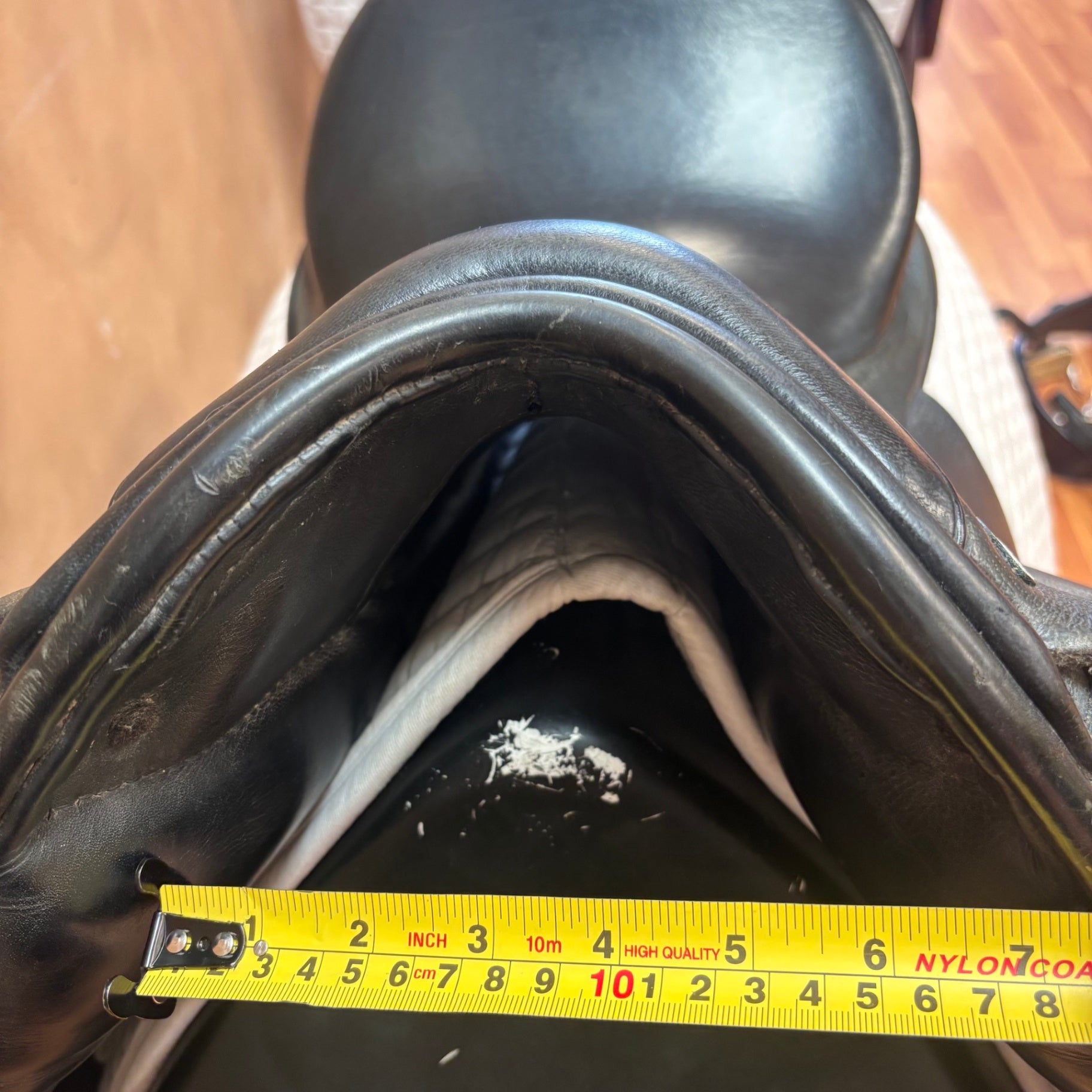 Used Legacy Dressage Saddle 17.5" Wide Tree