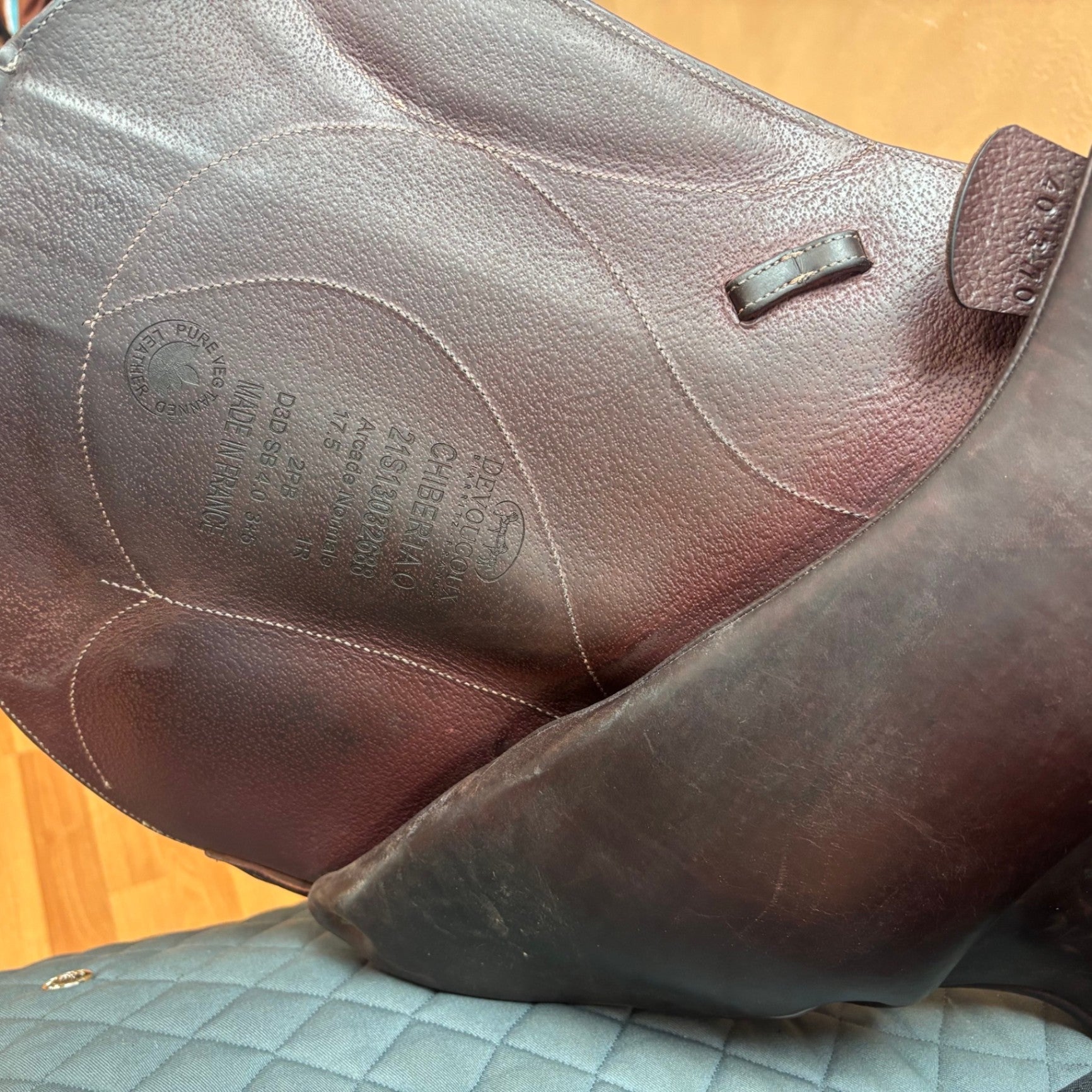 Used Decoucoux Chiberta O Jump Saddle 17.5" Medium Tree