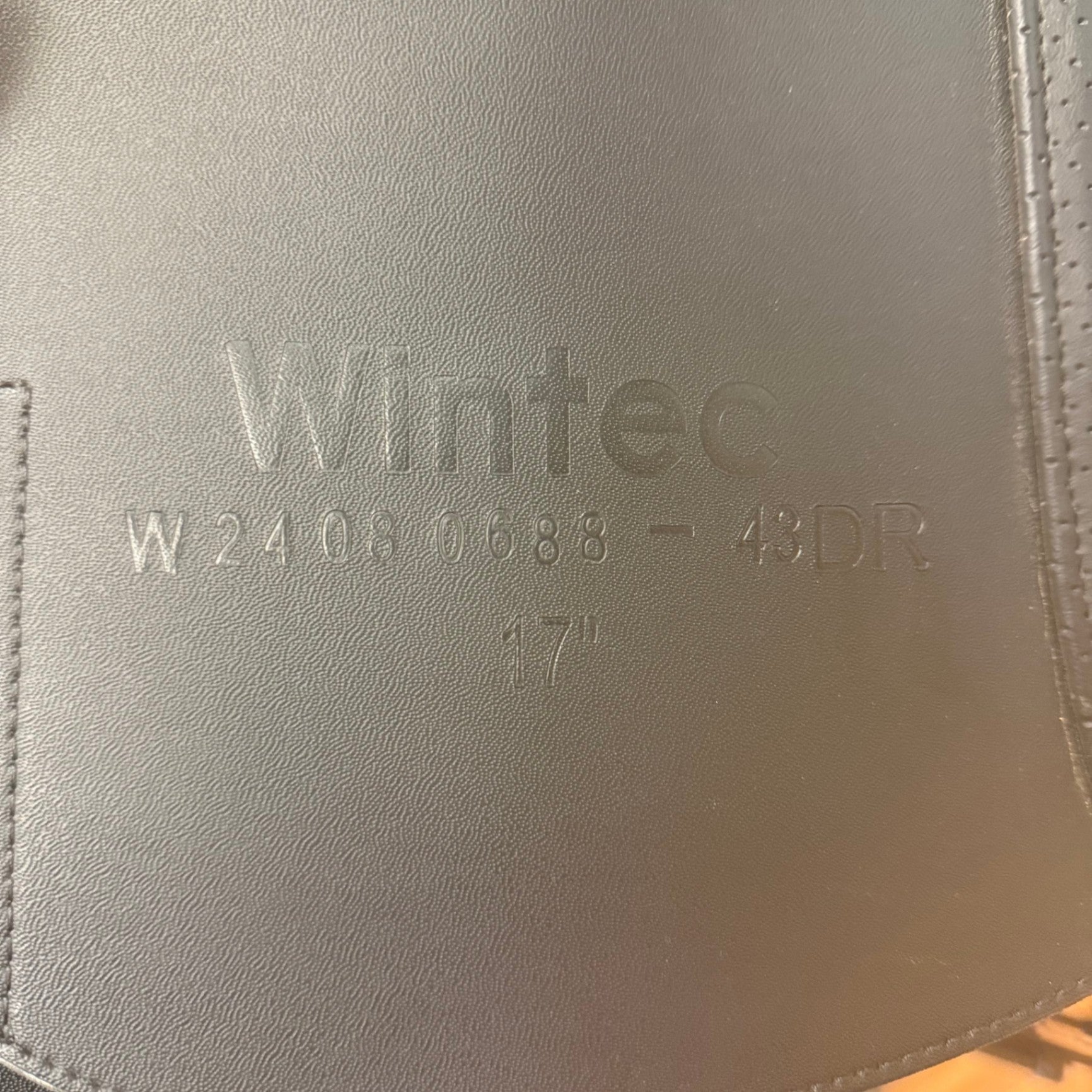 Used Wintec Isabel Dressage Saddle 17" Adjustable Tree