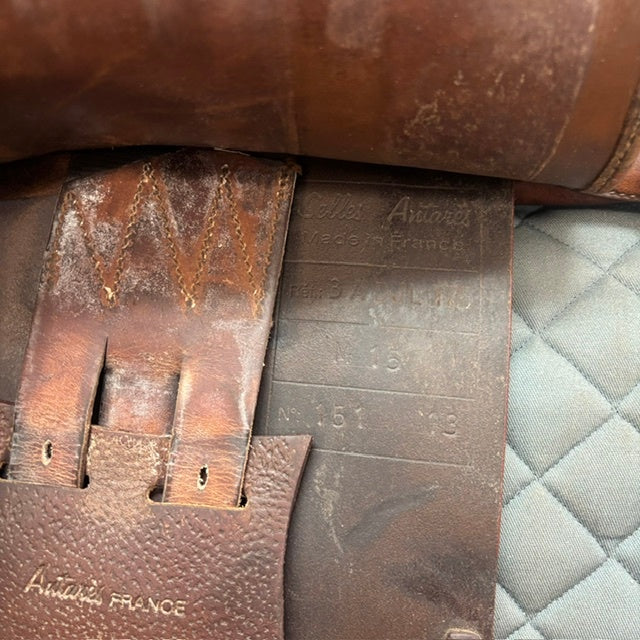Used Antares Skylla Jump Saddle 17" Wide Tree