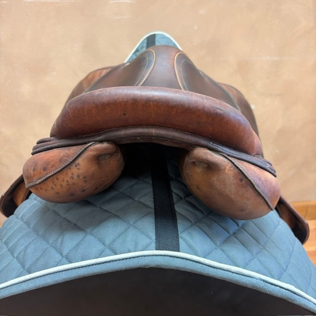 Used Antares Skylla Jump Saddle 17" Wide Tree