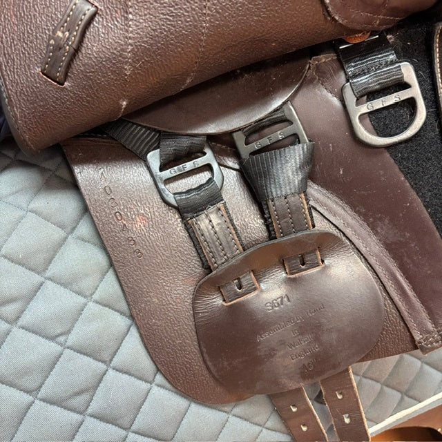 Used GFS Monarch Pony Jump Saddle 16" Adjustable Tree