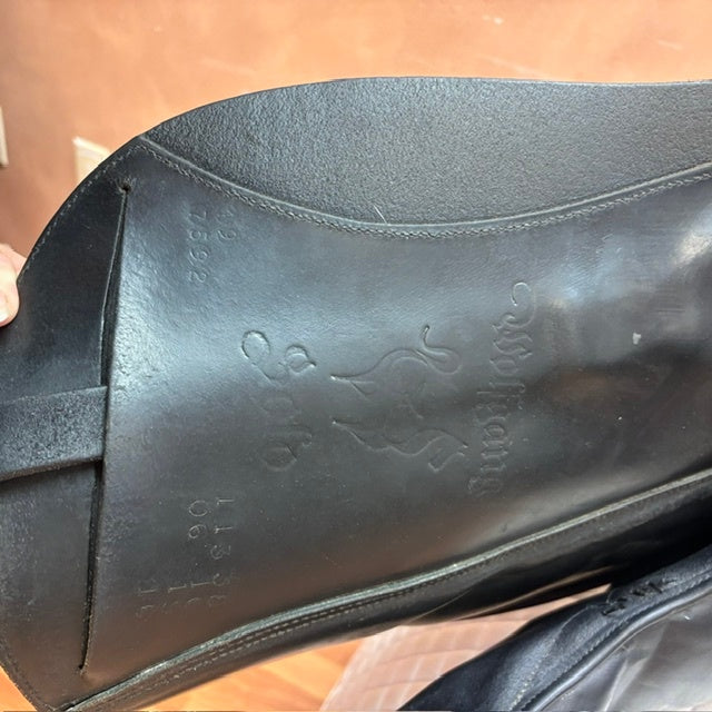Used Custom Saddlery Wolfgang Solo Dressage Saddle 19" Medium Wide Tree