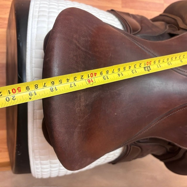 Used Bliss of London Paramour Brown Dressage Saddle 18" Medium Wide Tree