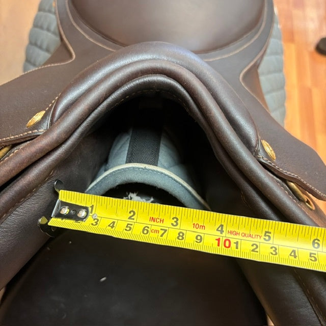 Used Collegiate Convertible Jump Saddle 17.5" Adjustable Tree