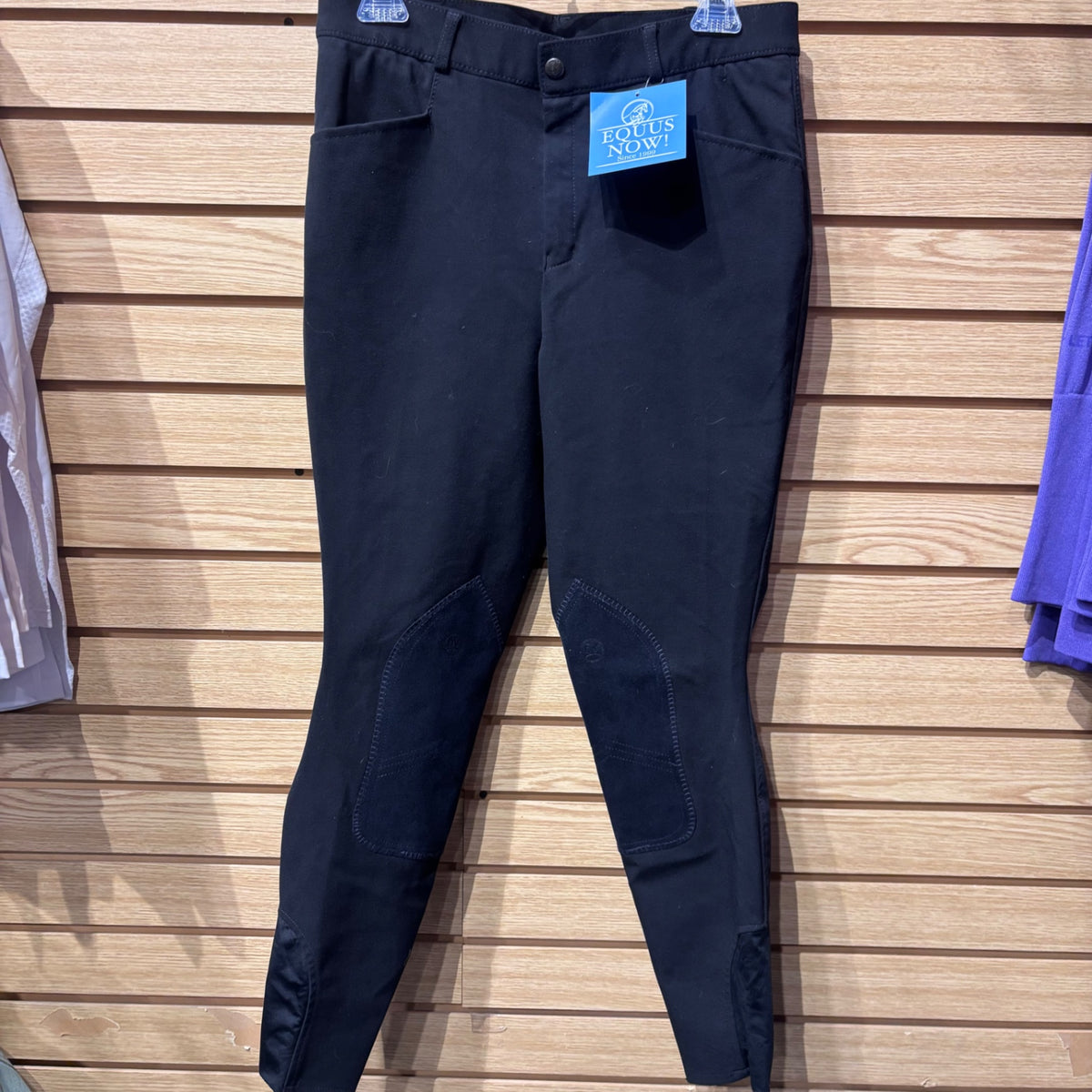 Used 30L Mens Black Ovation Knee Patch Breeches