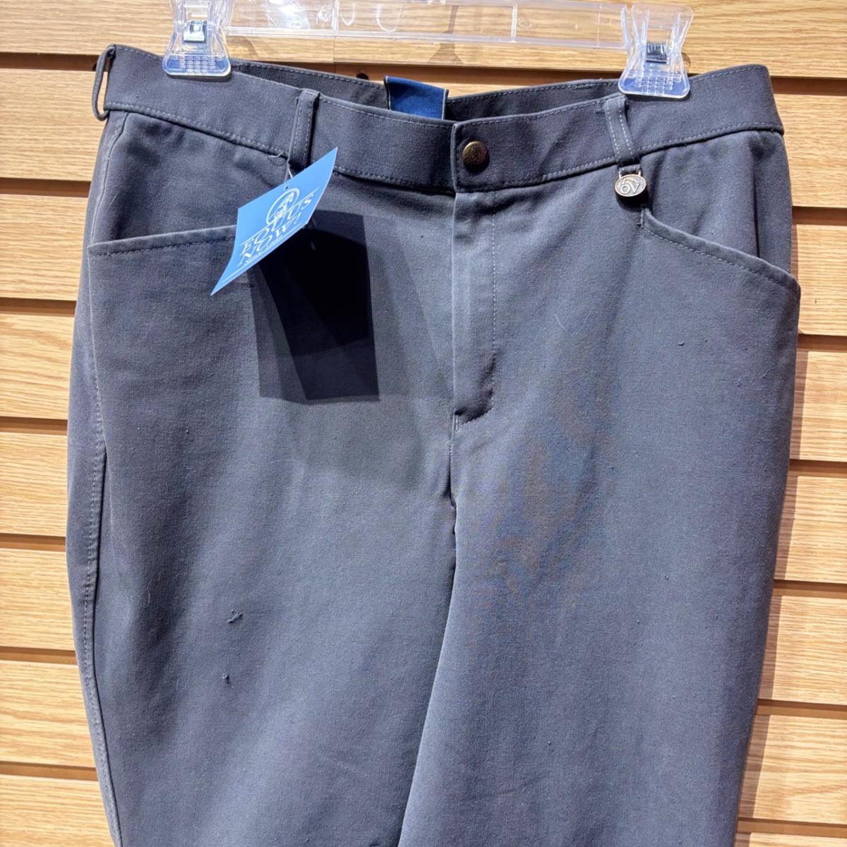 Used 30R Mens Grey Ovation Knee Patch Breeches