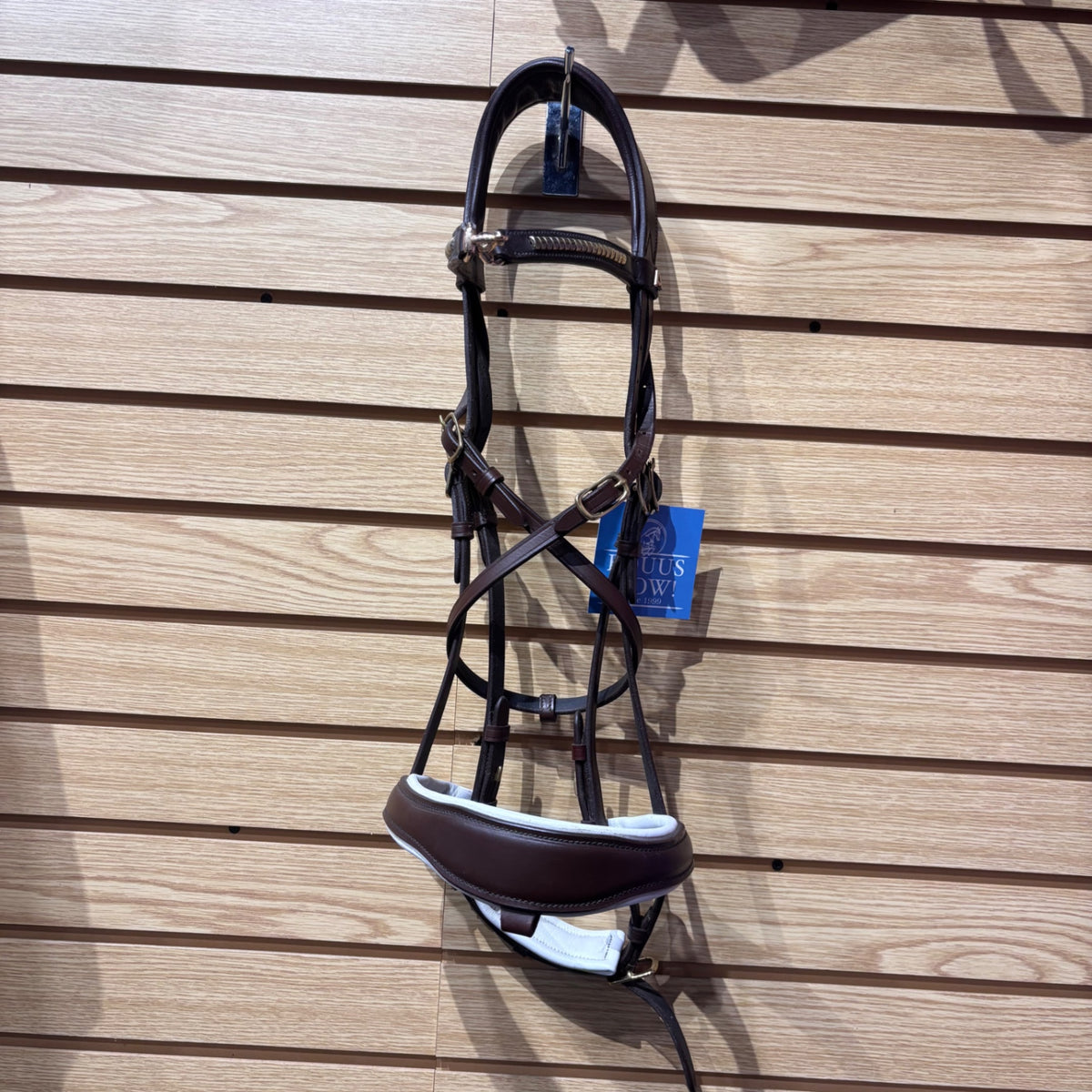 Used Brown Padded Amiko Dressage Bridle