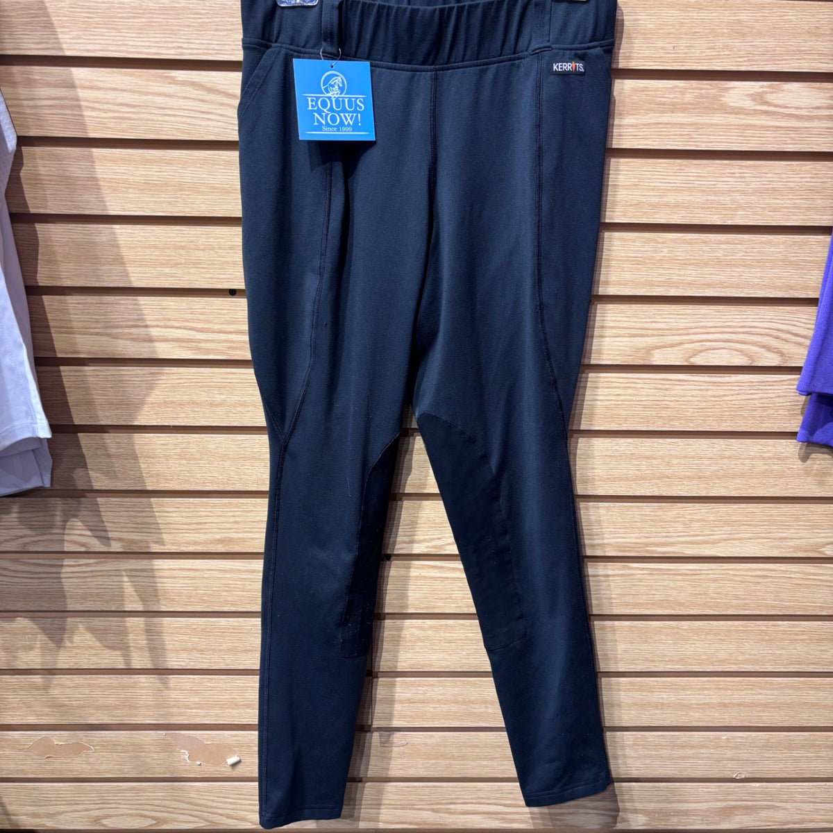 Used Large Black Kerrits Riding Tights