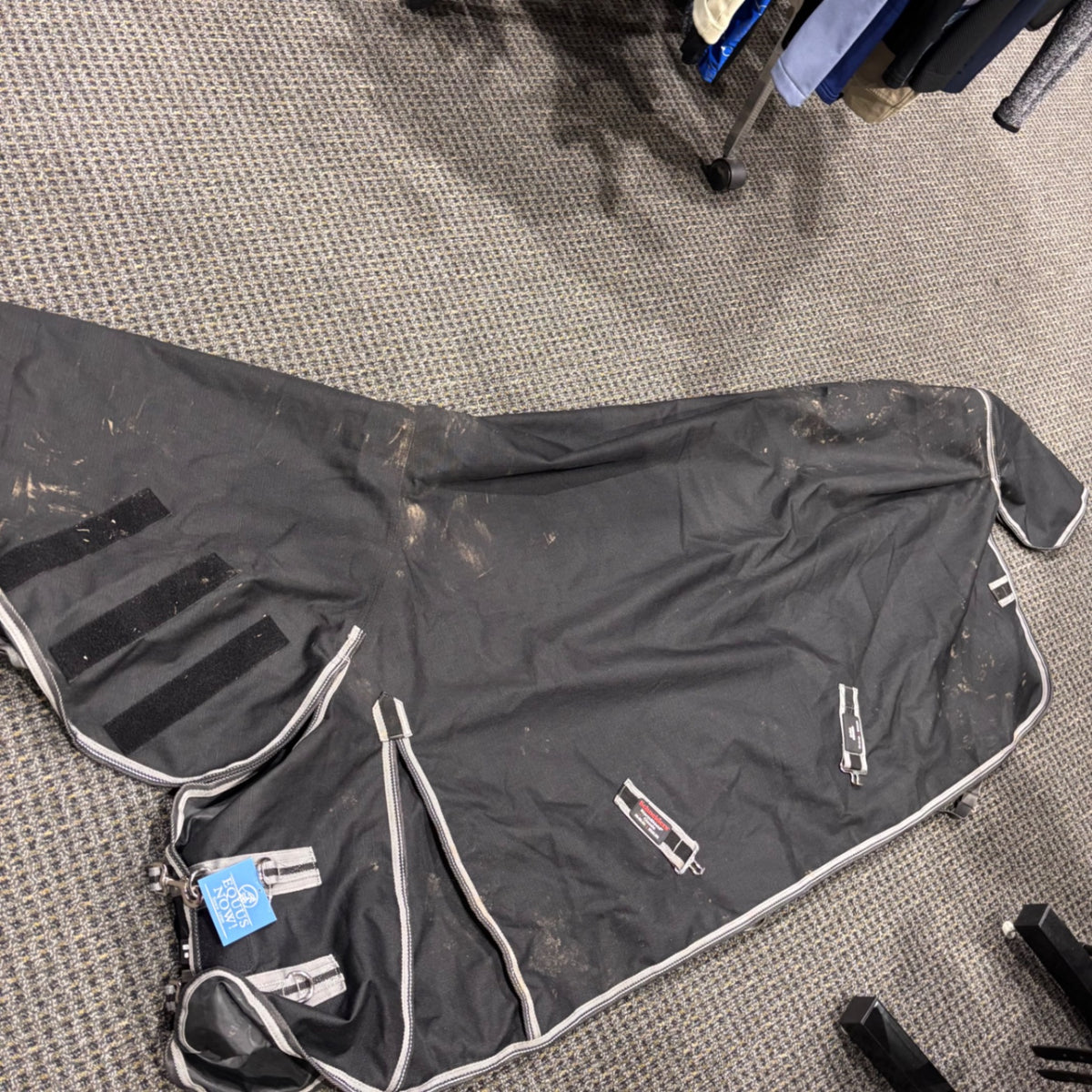 Used 68" Black Schneiders Euro Combo Turnout Sheet