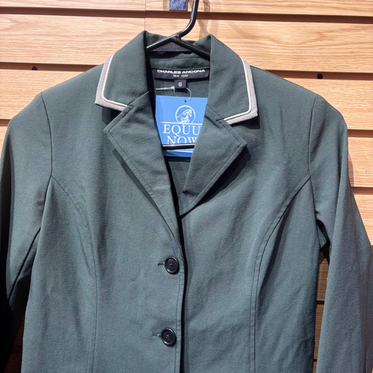 Used 6 Green Charles Ancona Show Coat