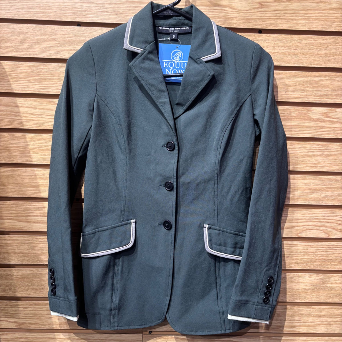 Used 6 Green Charles Ancona Show Coat
