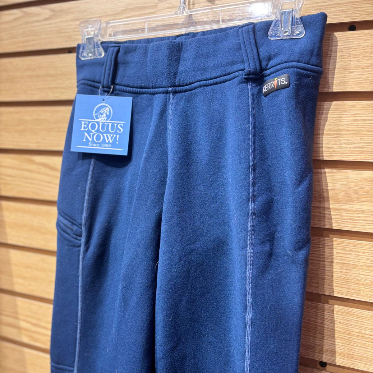 Used Medium Navy Kerrits Fleece Winter Riding Pants