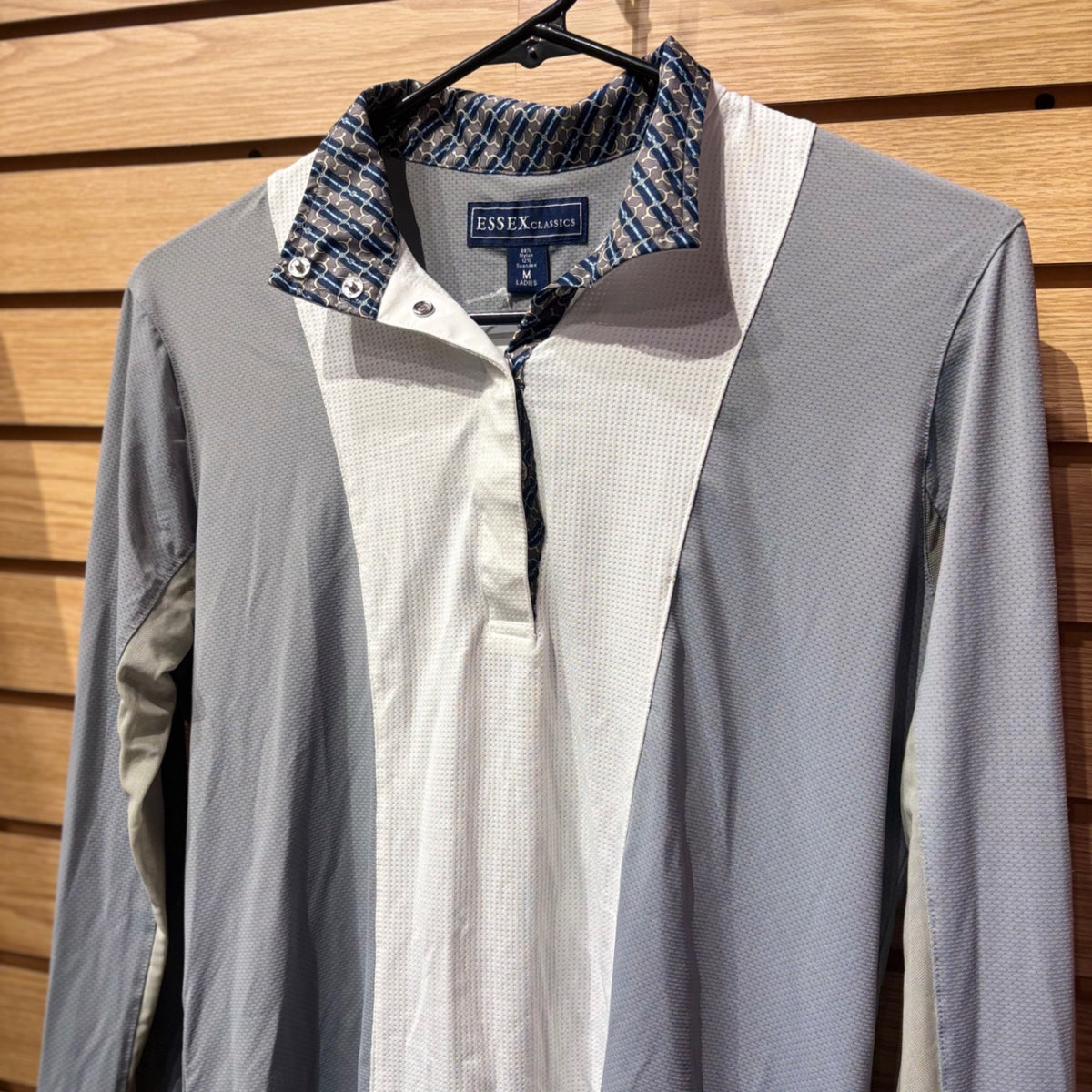 Used Medium Grey/White Essex Classics Show Shirt