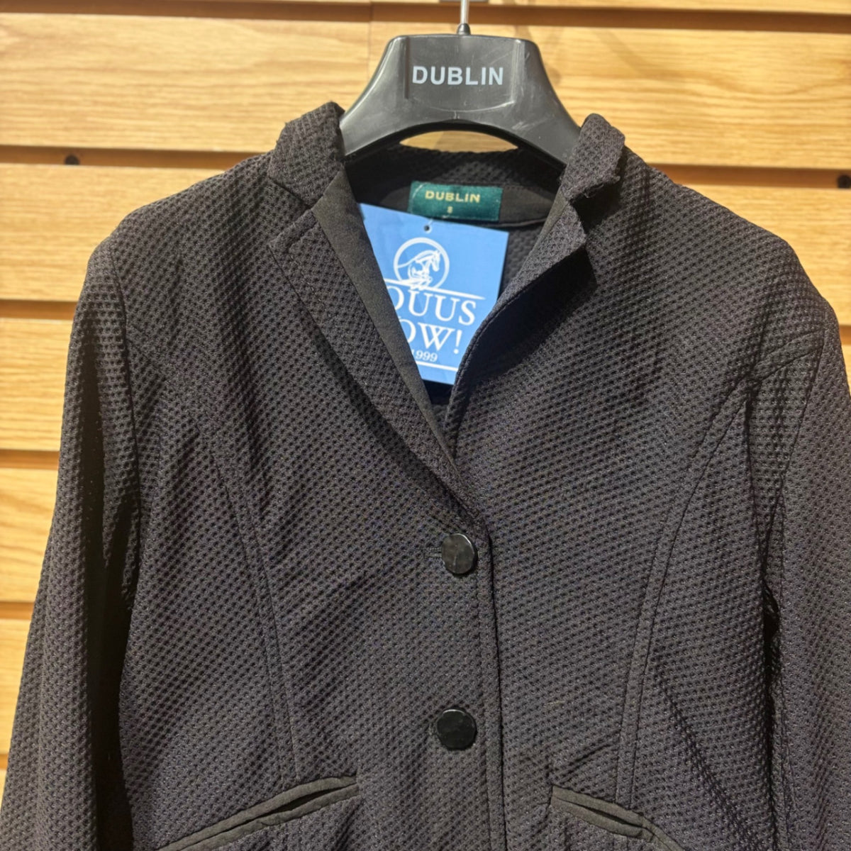 Used Youth 8 Black Dublin Mesh Show Coat