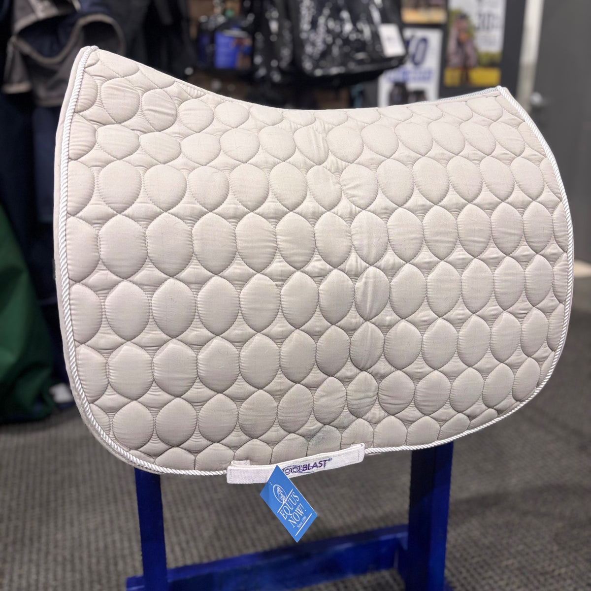 Used Dressage Grey Dover CoolBlast Saddle Pad